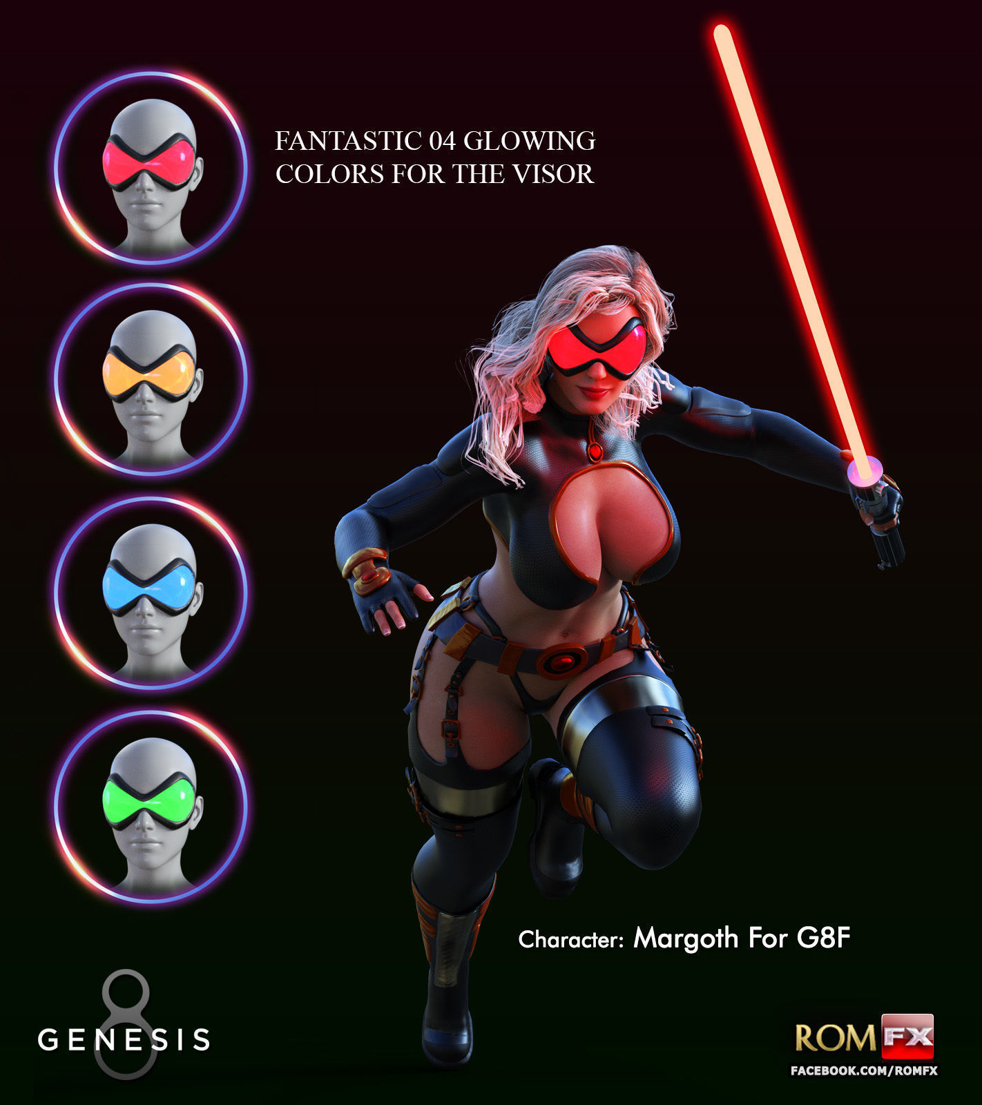 Silent Slayer For G8F 3D model_1