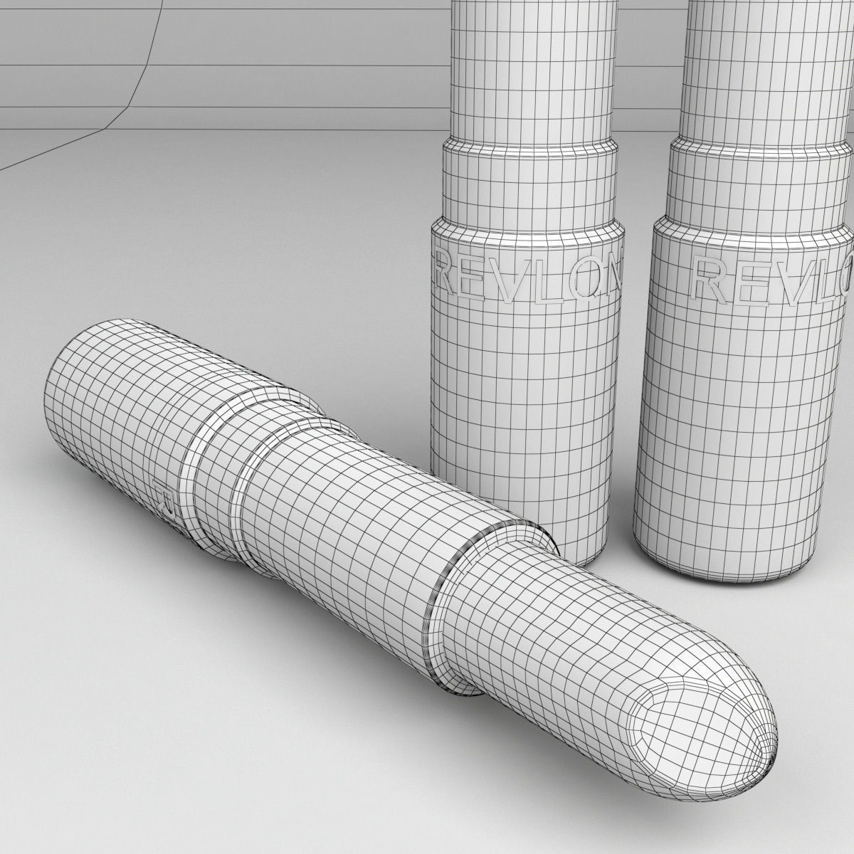 Lipstick revlon lipsticks Low-poly 3D model_5