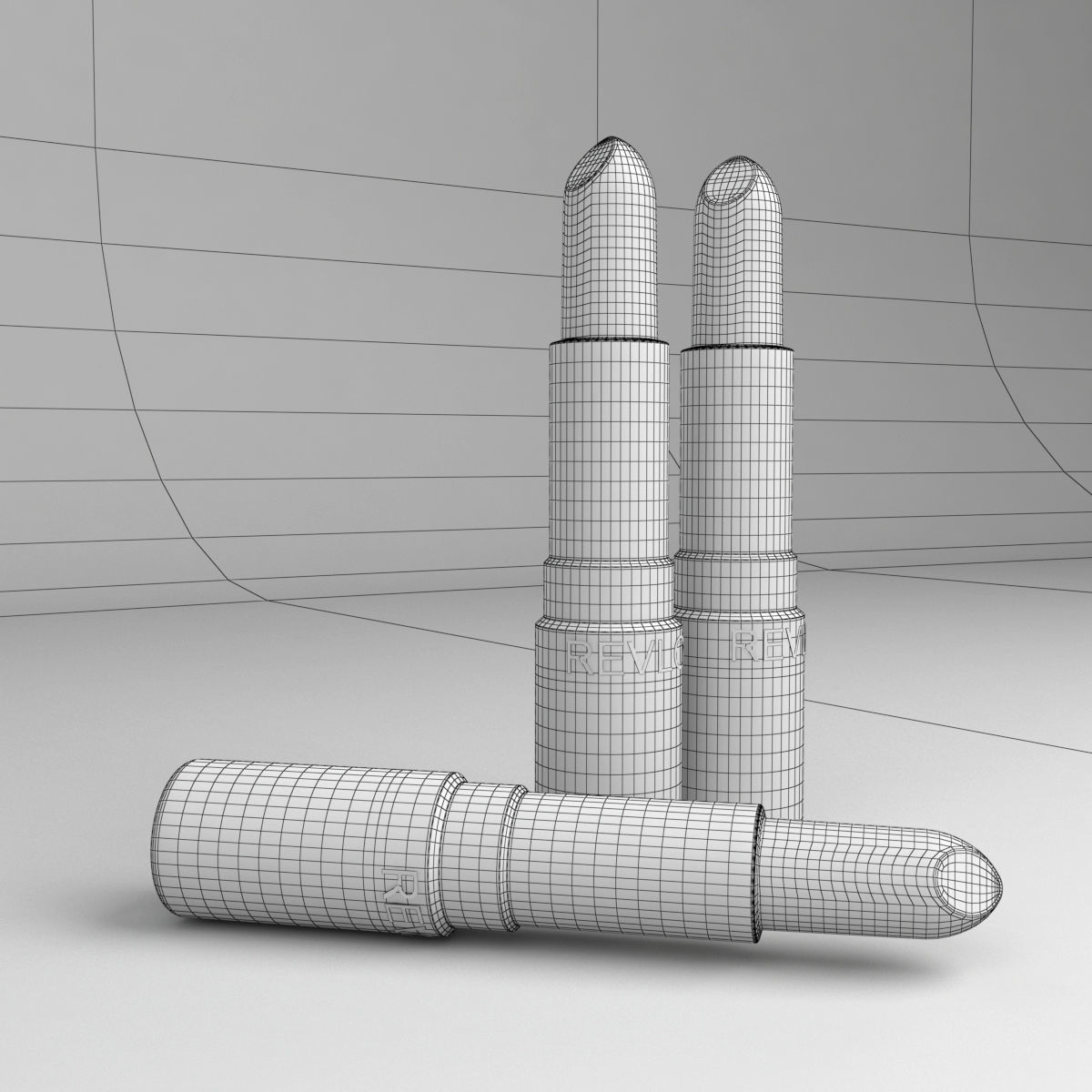 Lipstick revlon lipsticks Low-poly 3D model_1