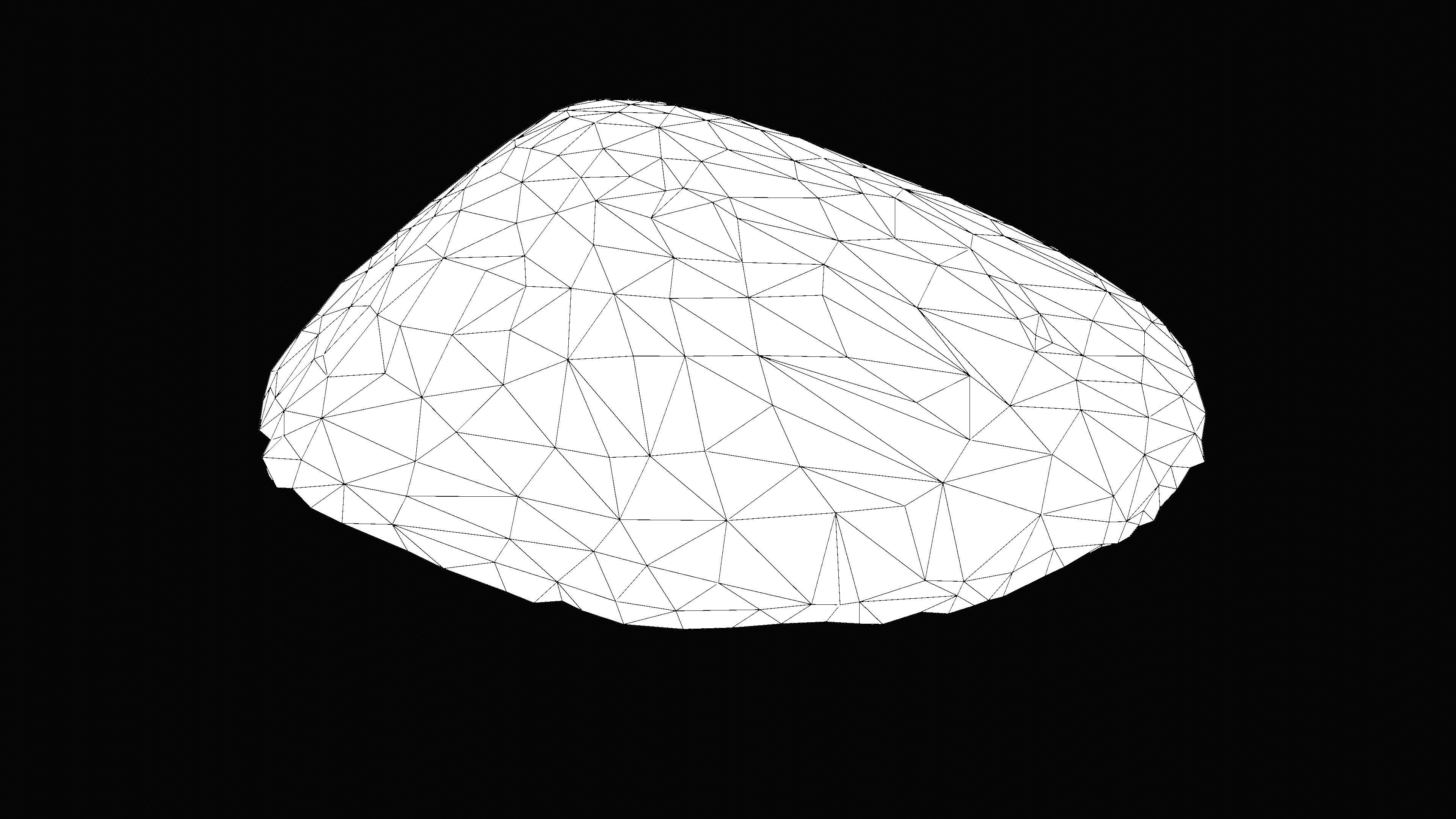 Tellin Sea Shell Low-poly 3D model_21
