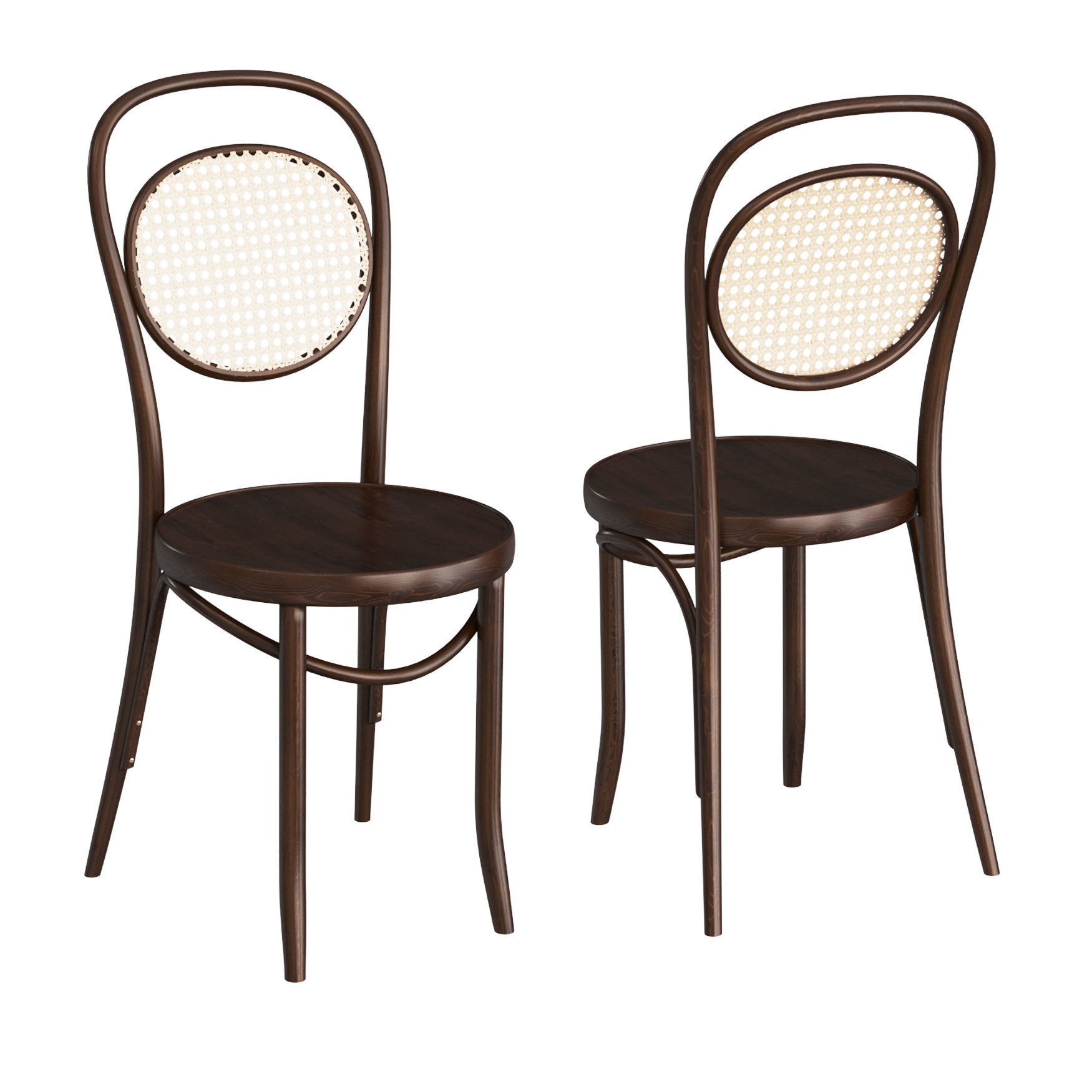 Thonet No 15 Valois Chair 3D model_2