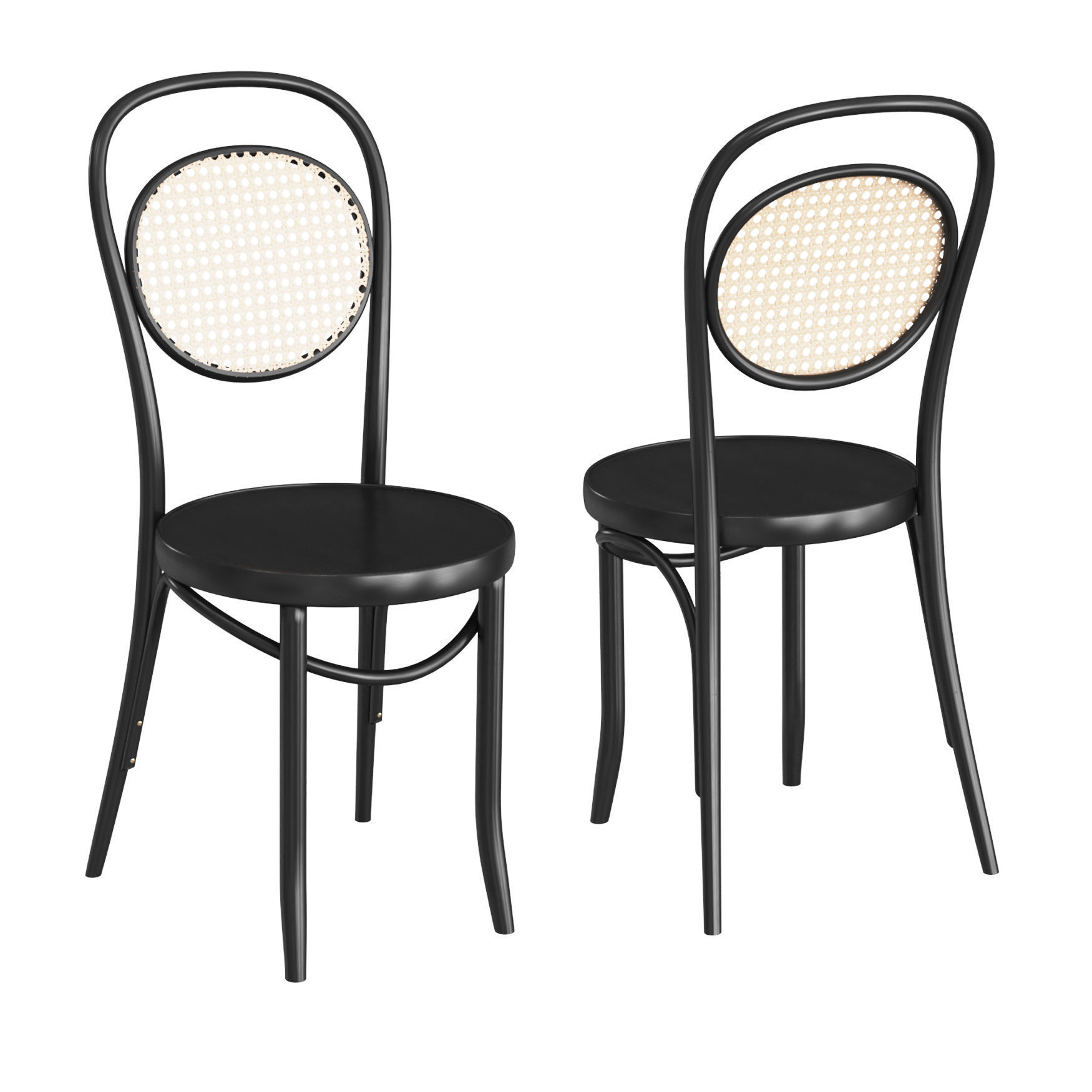 Thonet No 15 Valois Chair 3D model_4