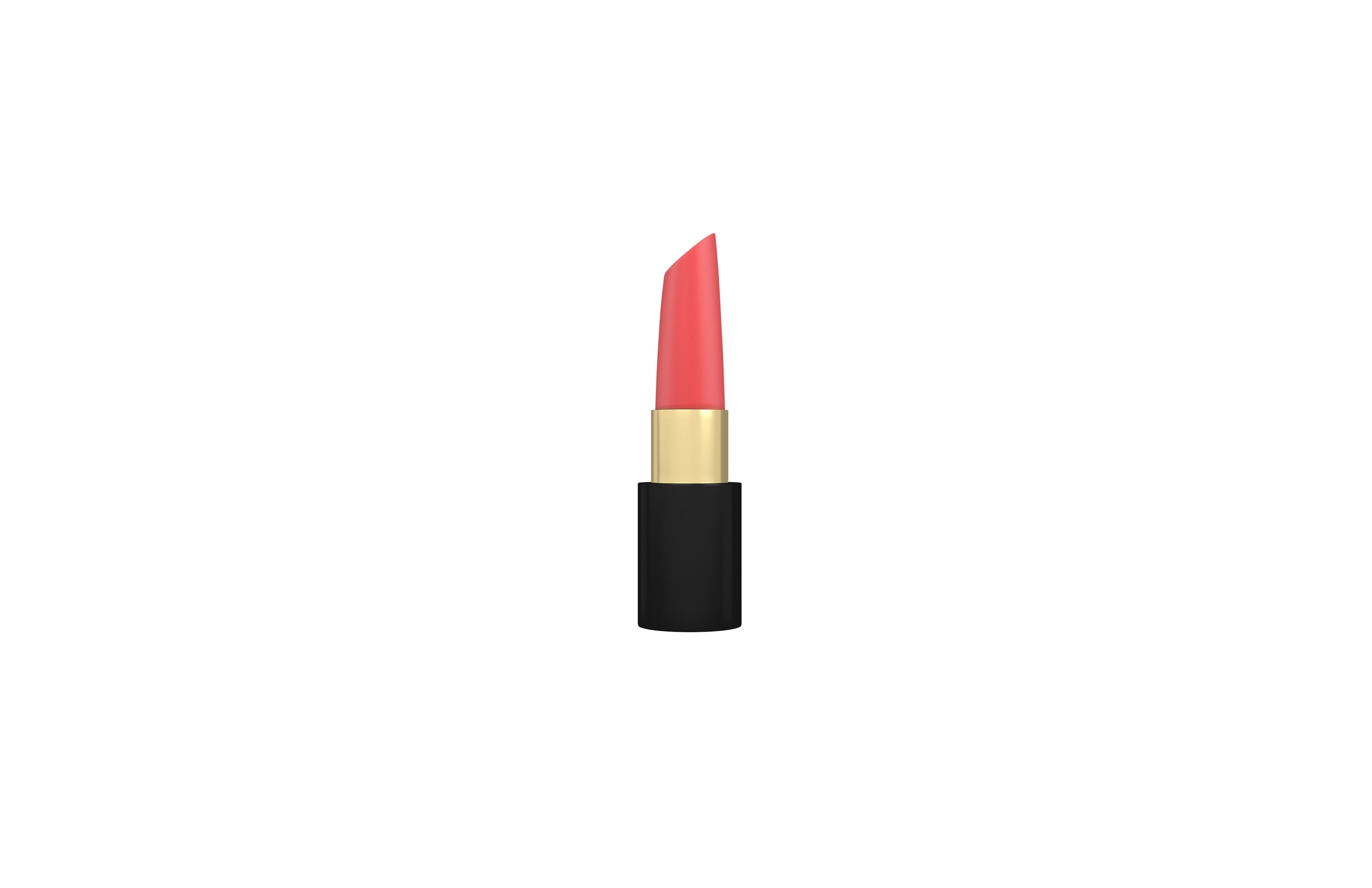 Lipstick v1 010 Low-poly 3D model_1