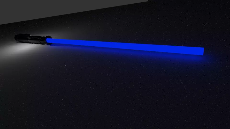 light saber Free low-poly 3D model