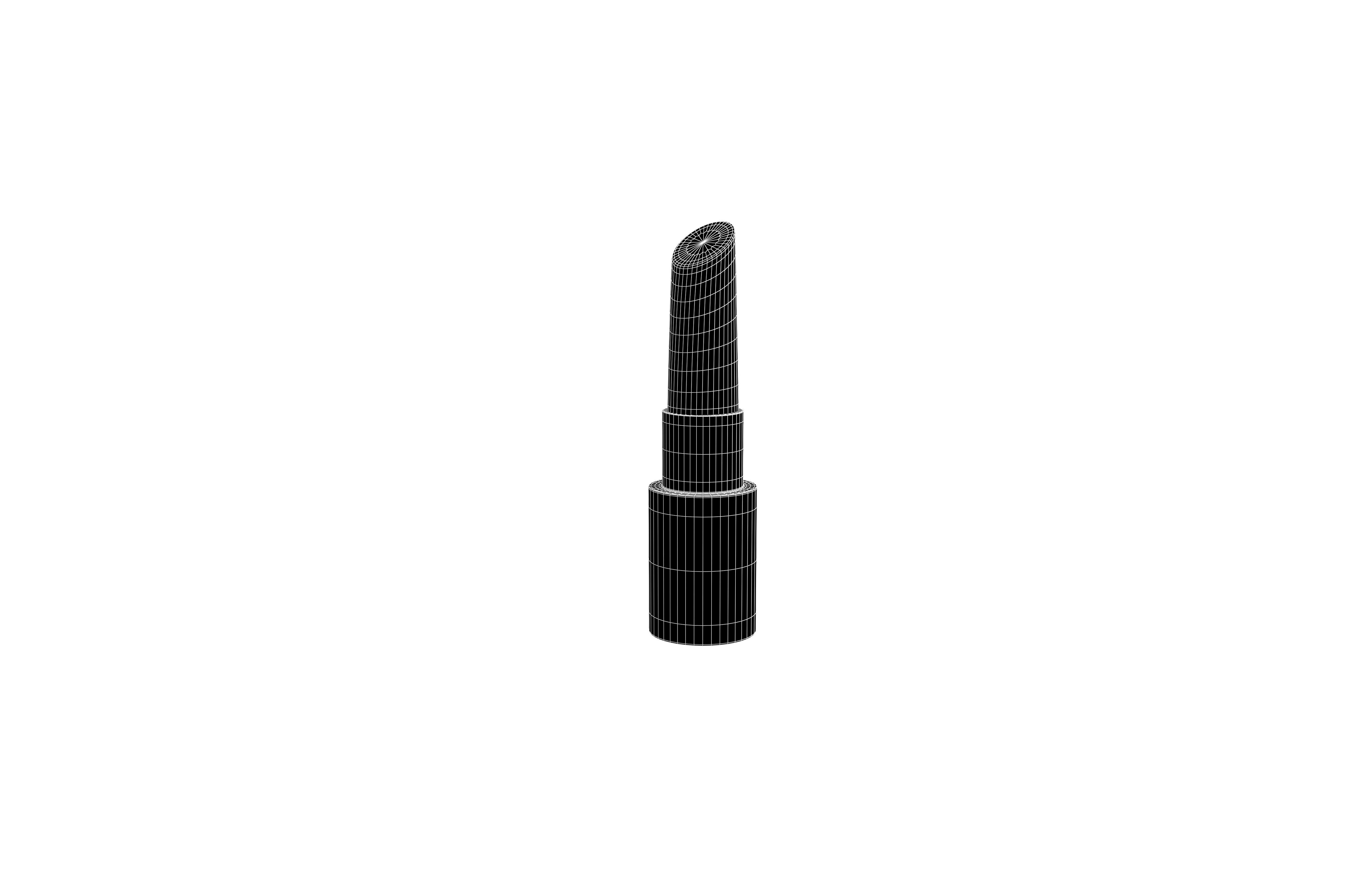 Lipstick v1 017 Low-poly 3D model_7