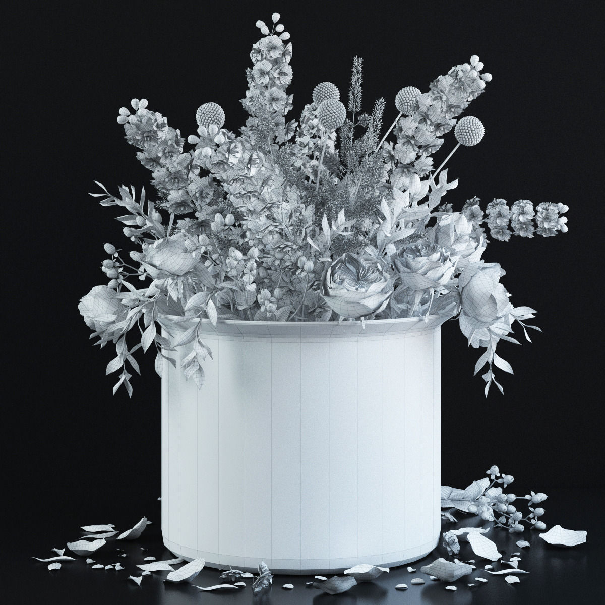 Grande Bouquet 3D model_4