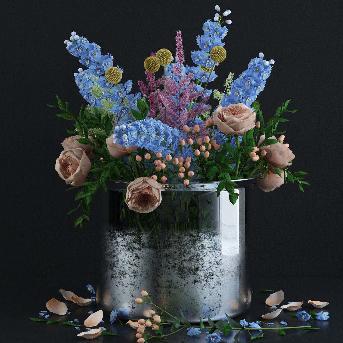Grande Bouquet 3D model_2