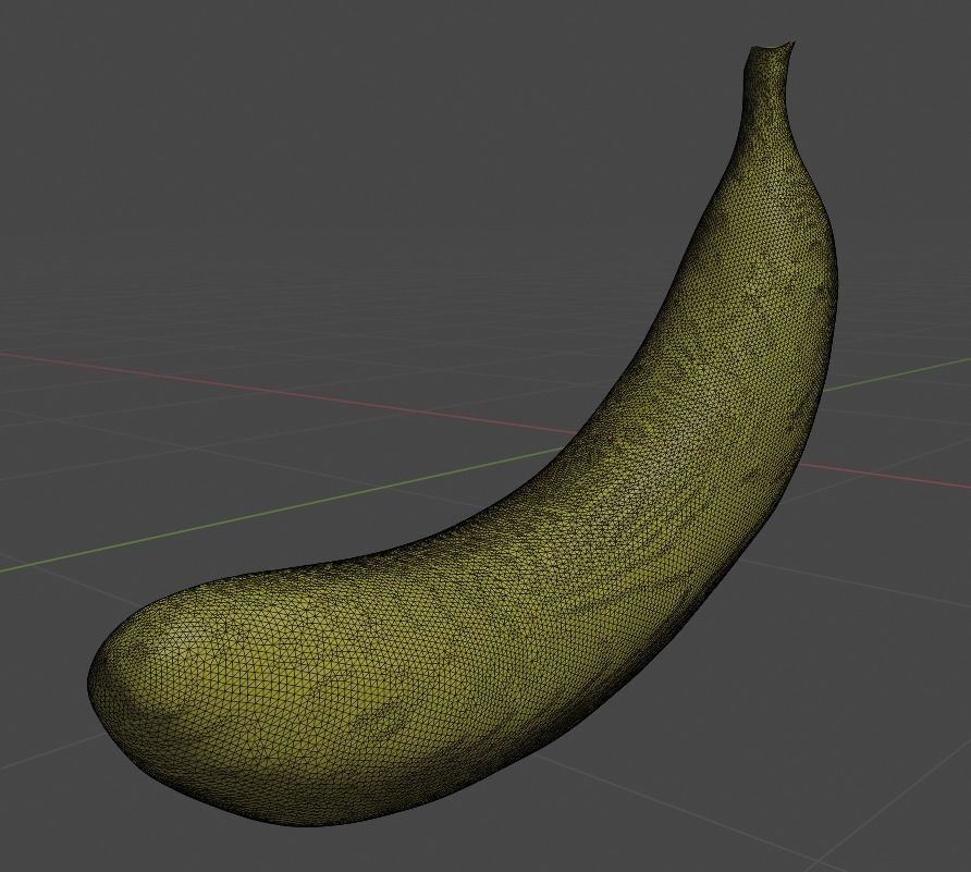 Banana 3D model_1