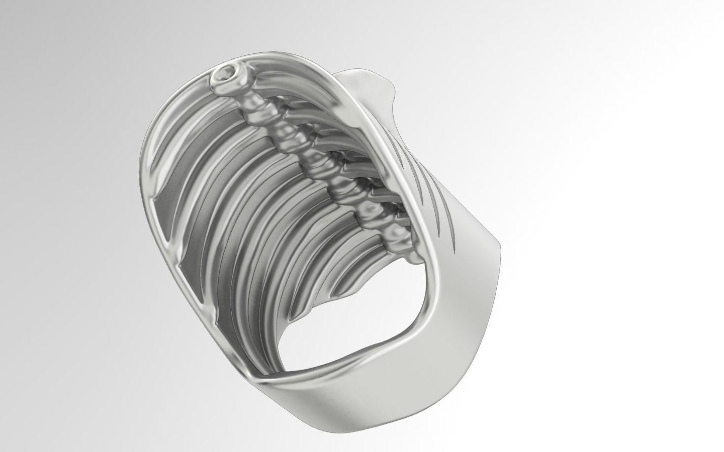 Shark Ring1 3D print model_5