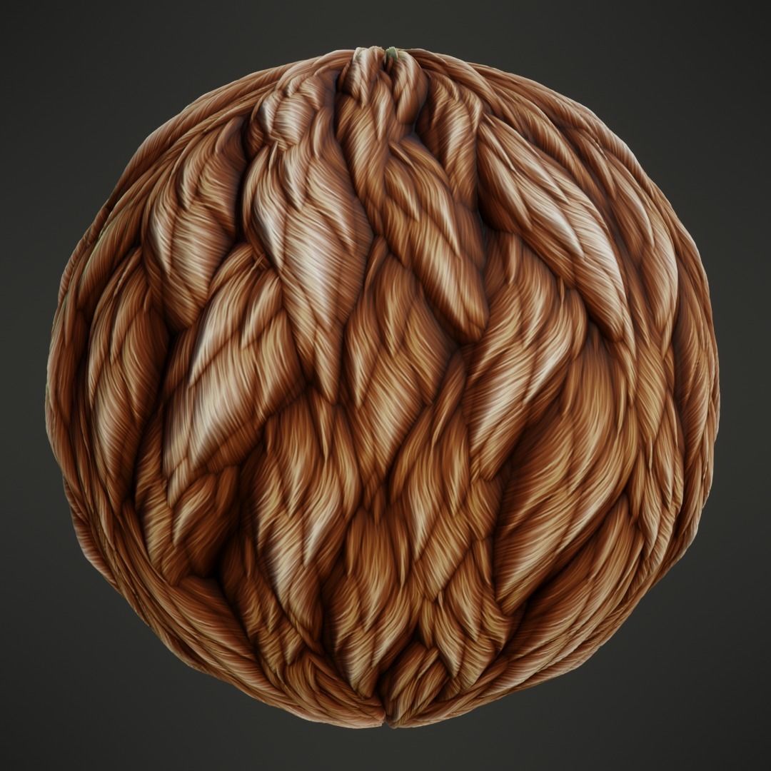 Stylized PBR Fur Textures Texture_2