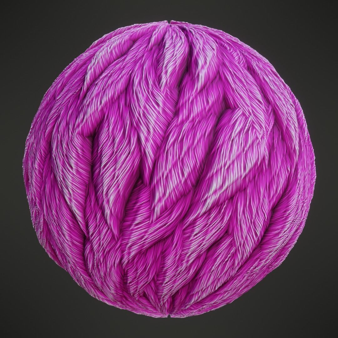 Stylized PBR Fur Textures Texture_7