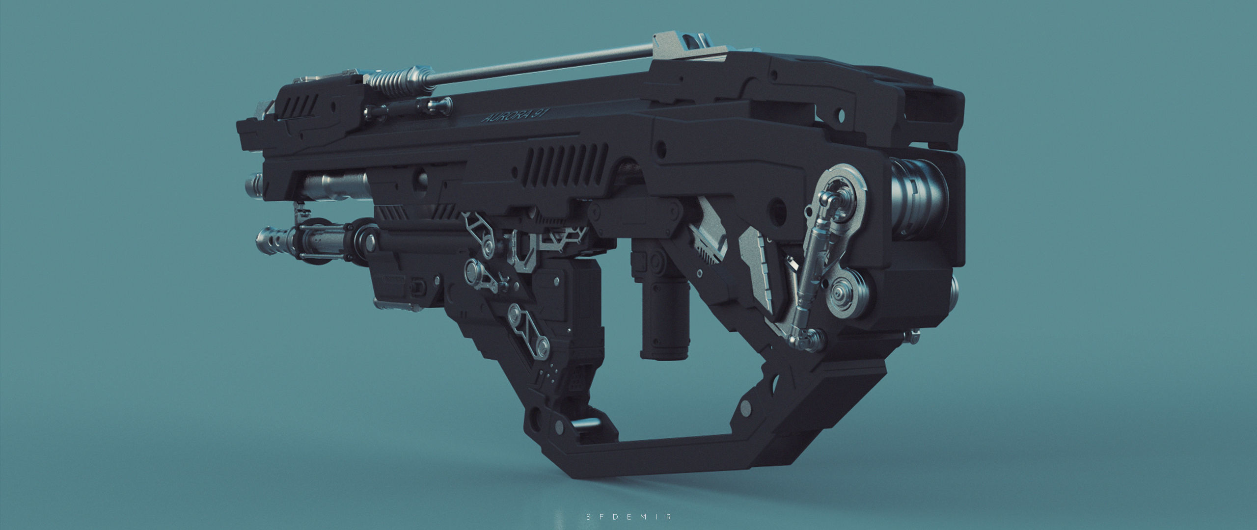 Aurora A-91 Future Gun 3D model_3