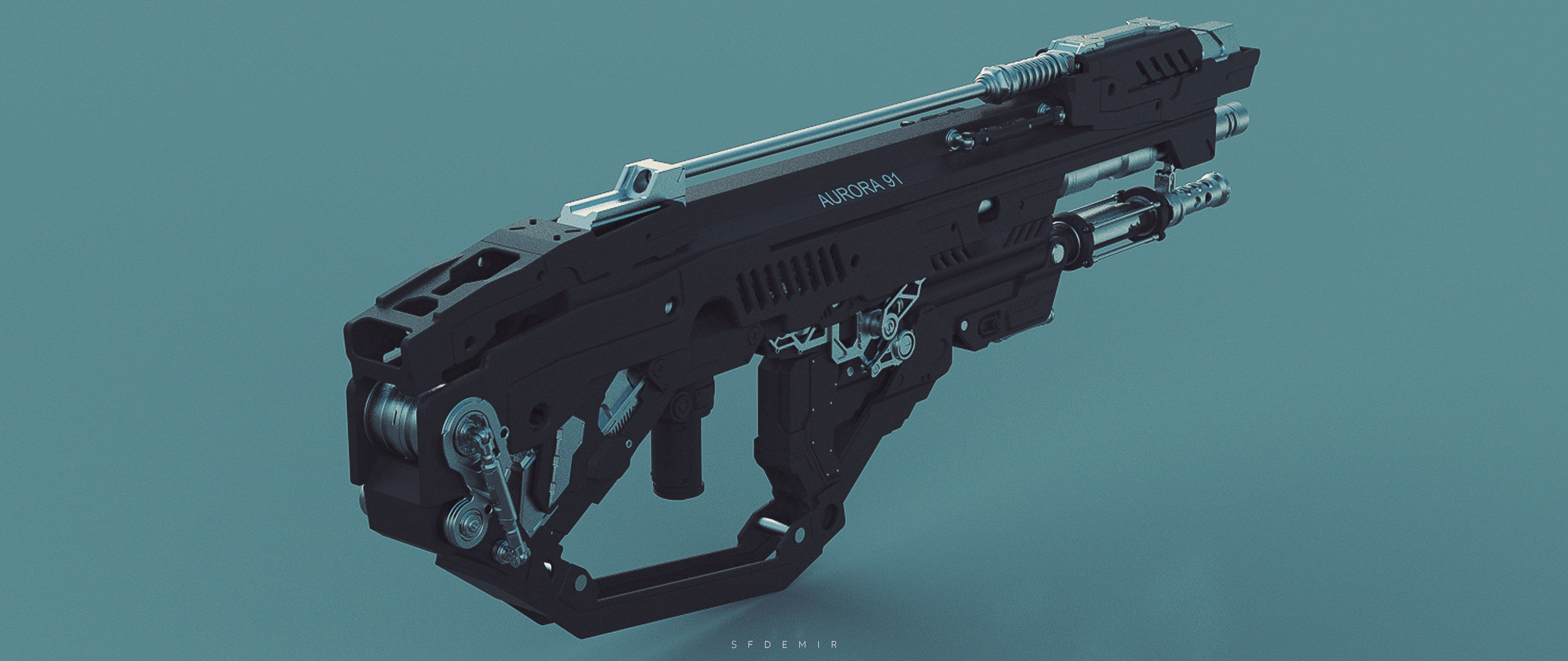 Aurora A-91 Future Gun 3D model_10