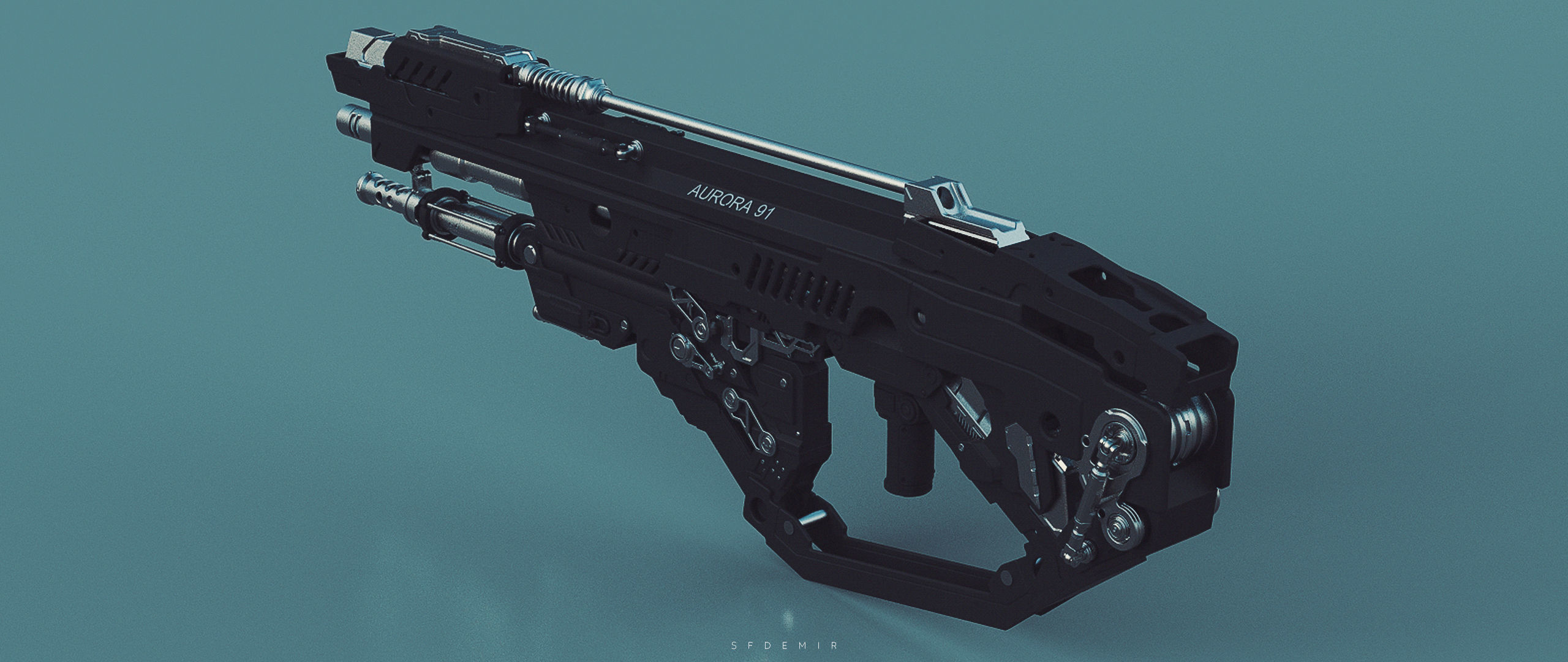 Aurora A-91 Future Gun 3D model_11