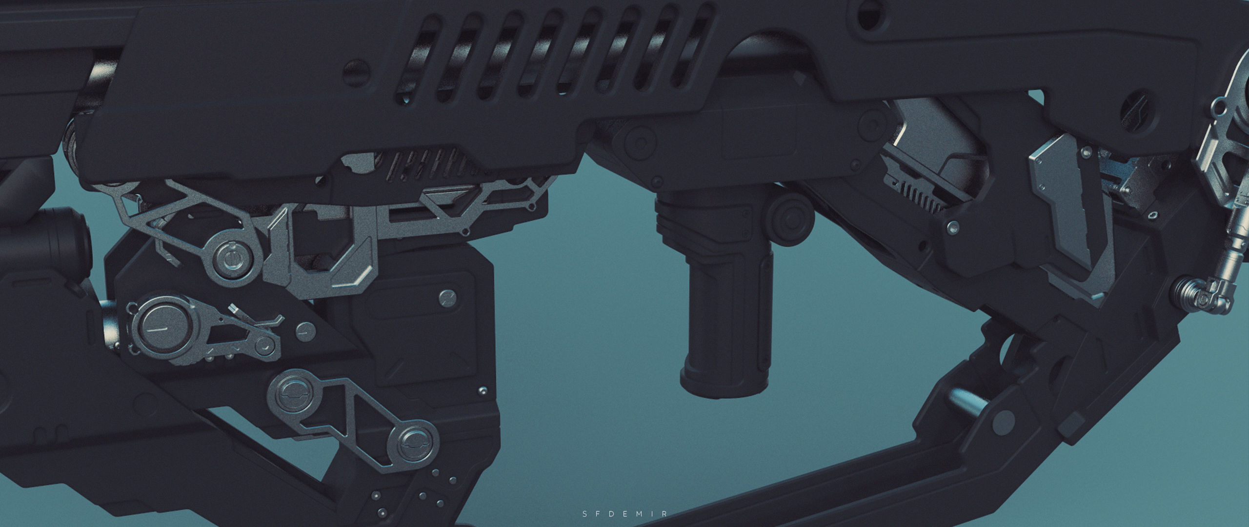 Aurora A-91 Future Gun 3D model_6