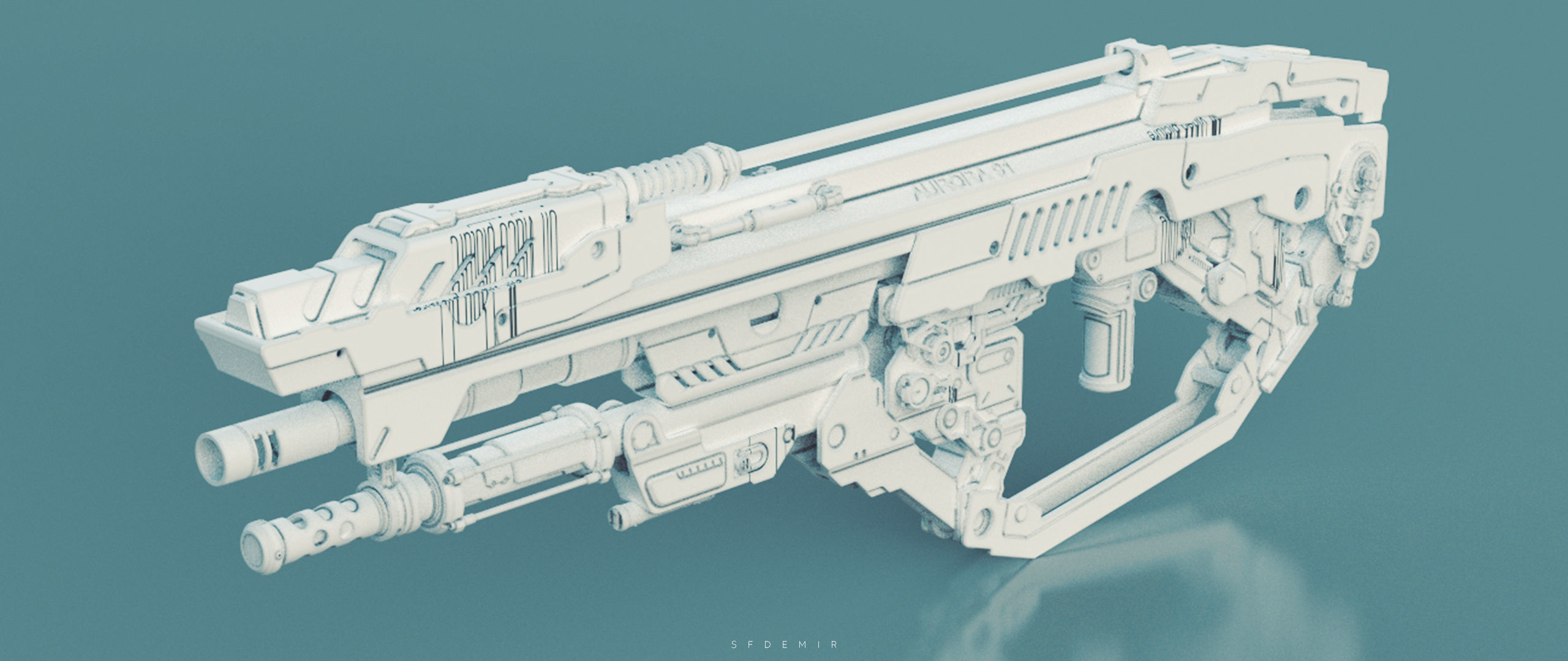 Aurora A-91 Future Gun 3D model_8