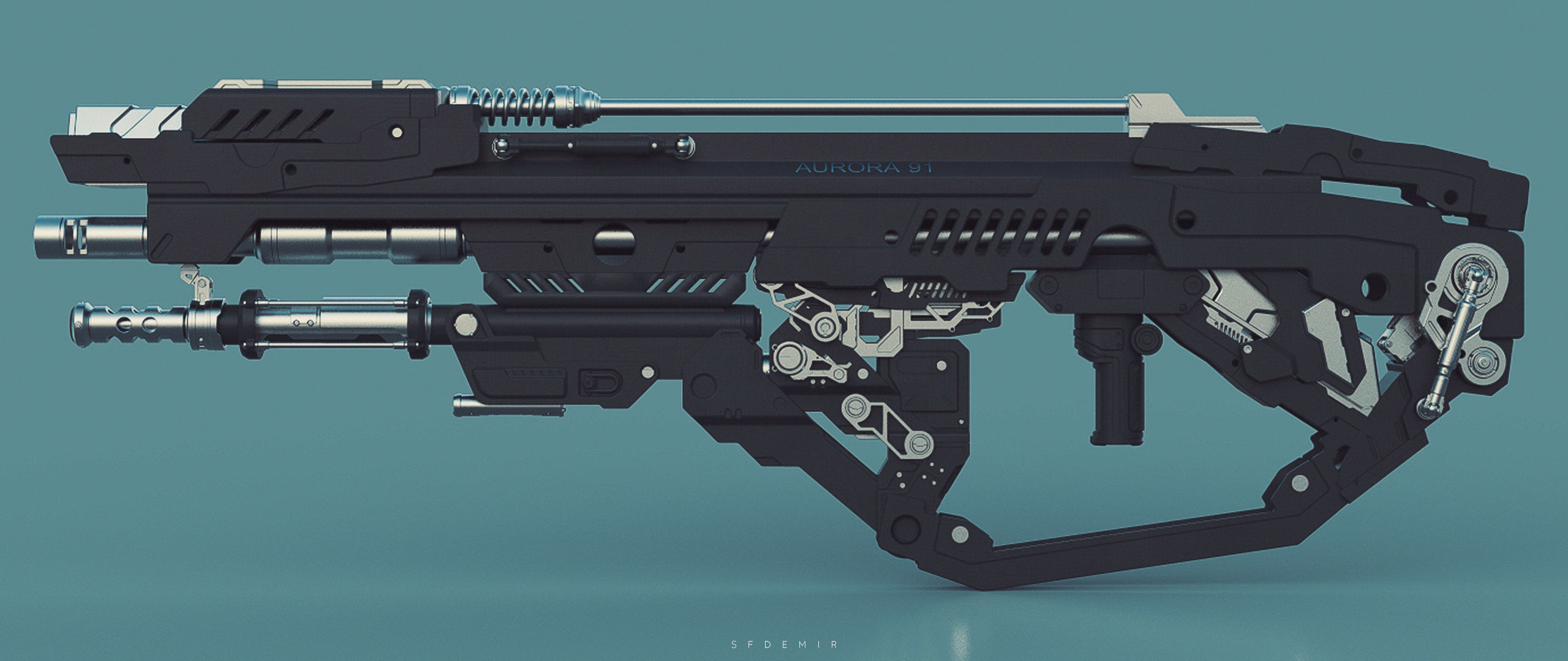 Aurora A-91 Future Gun 3D model_14