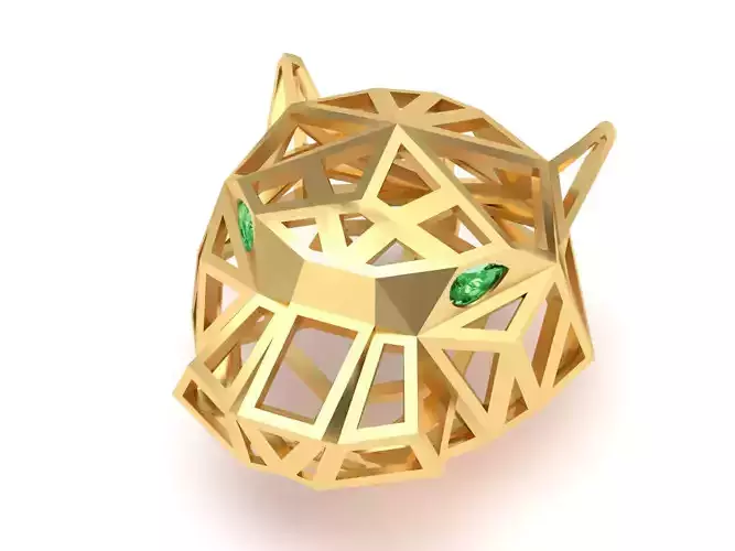 Tiger Gold Pendant - Wired