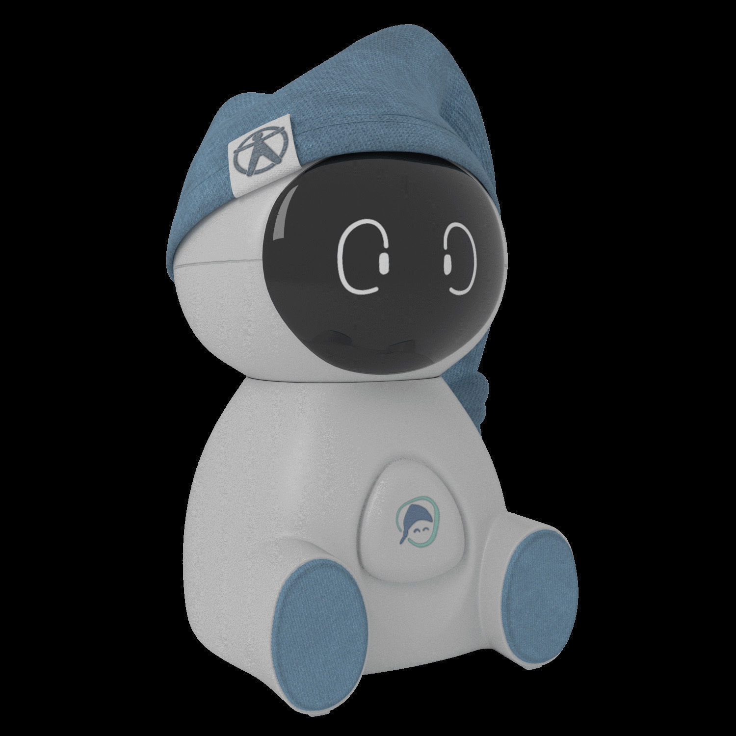 babysitter bot Low-poly 3D model_2