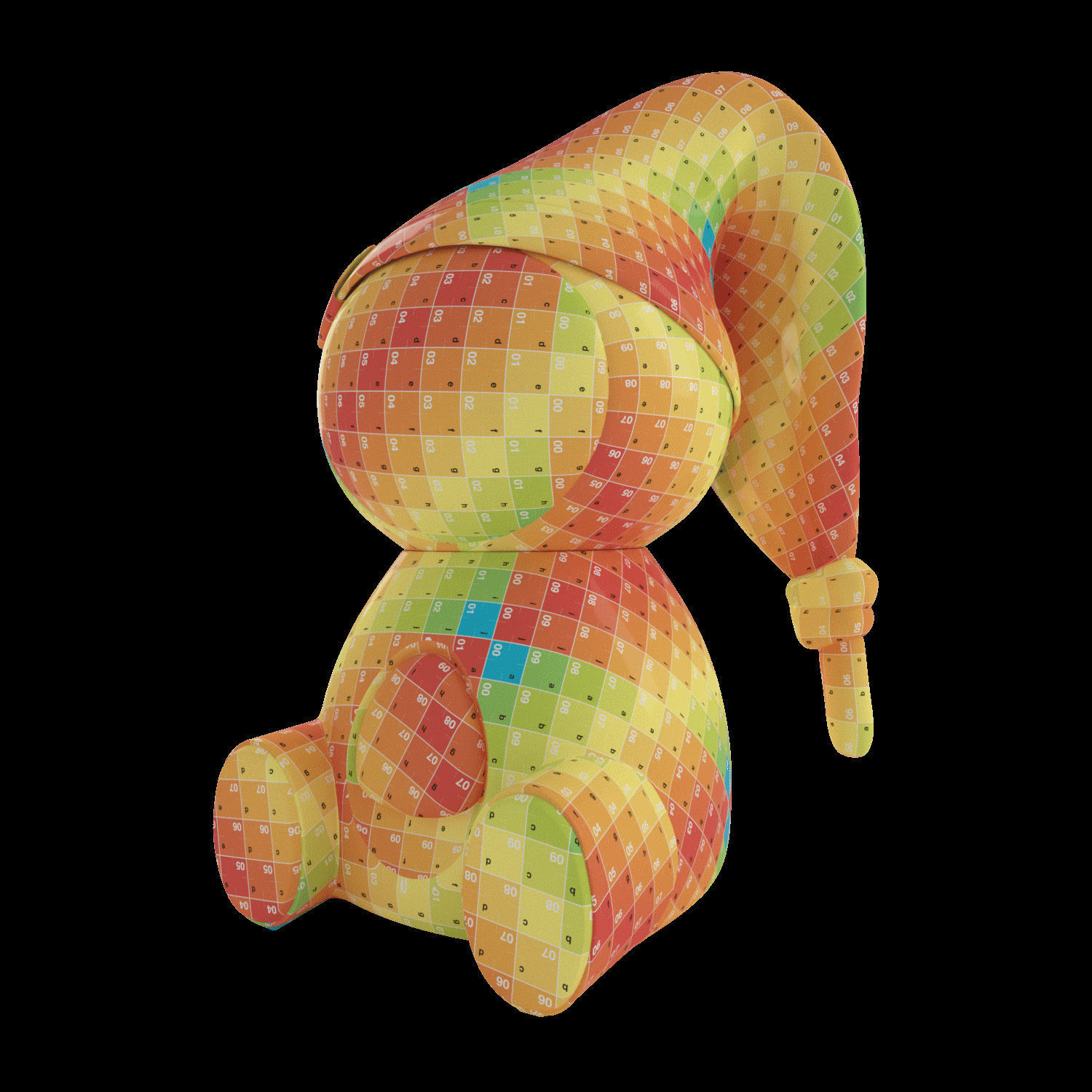 babysitter bot Low-poly 3D model_4