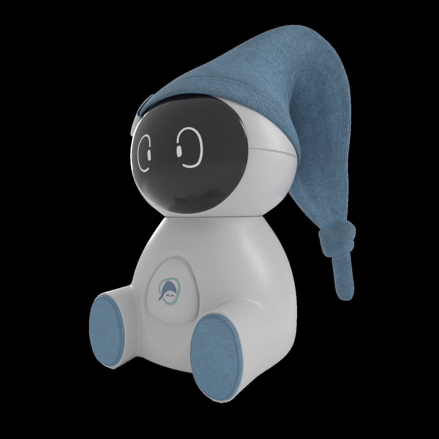 babysitter bot Low-poly 3D model_3