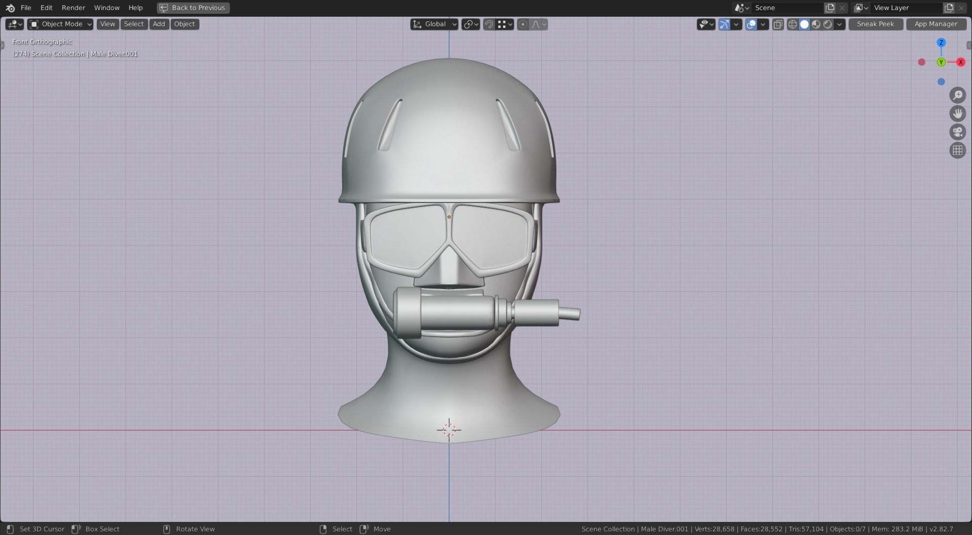 Base Stylized Haircuts 30-35 plus Low-poly 3D model_28