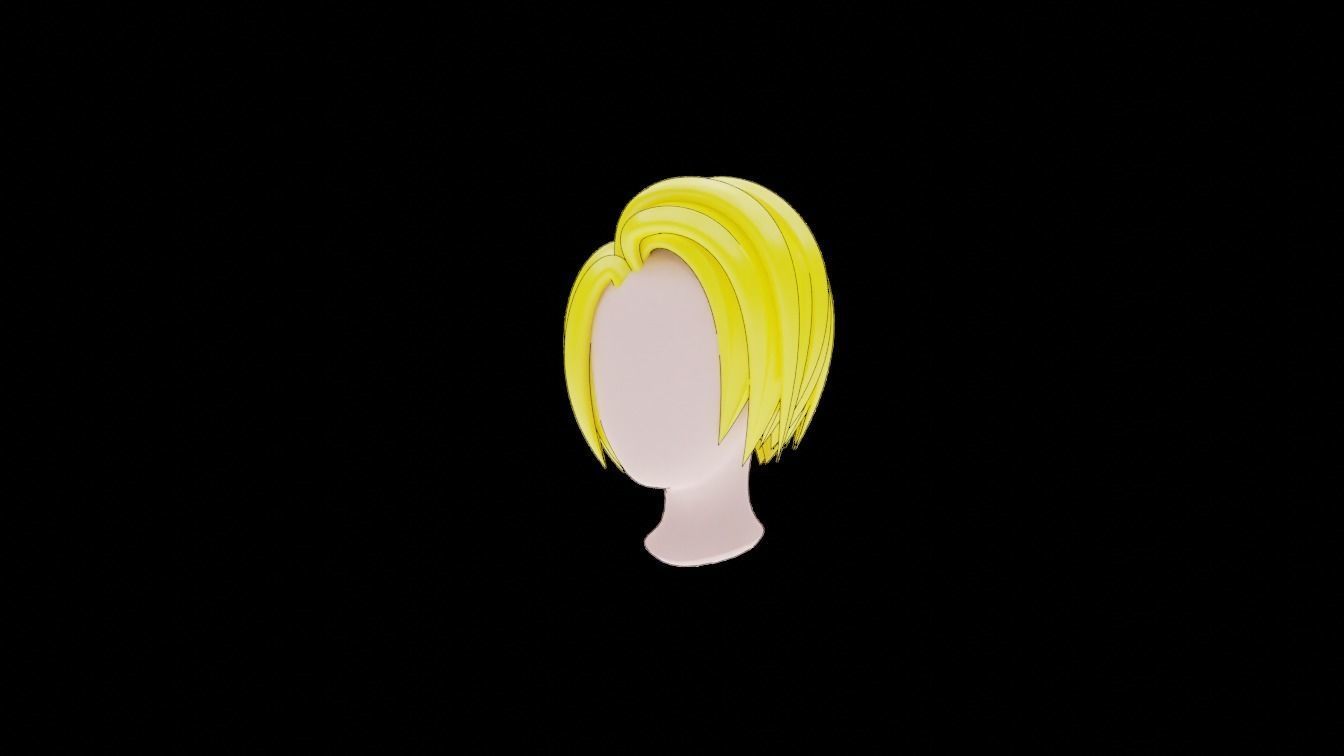 Base Stylized Haircuts 30-35 plus Low-poly 3D model_2