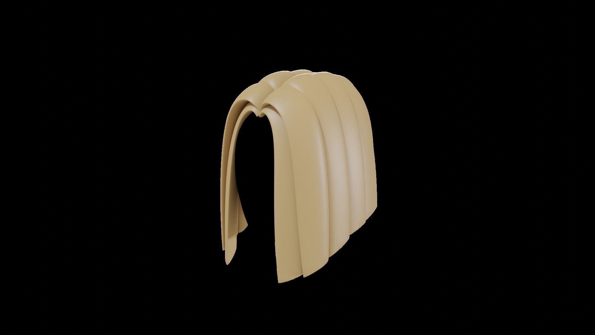 Base Stylized Haircuts 30-35 plus Low-poly 3D model_40