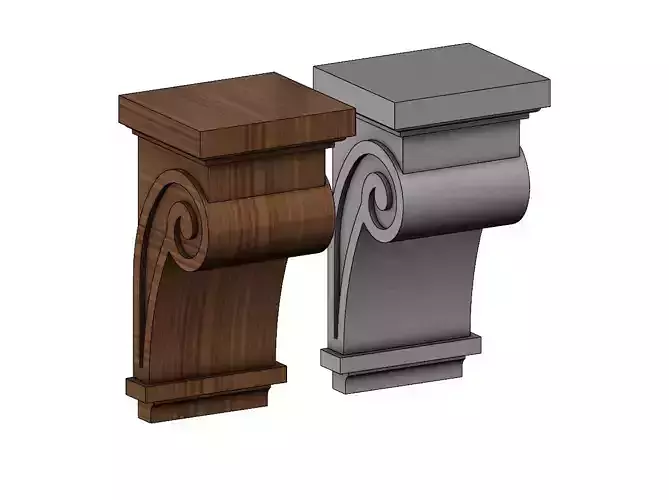 Simple scroll Corbel