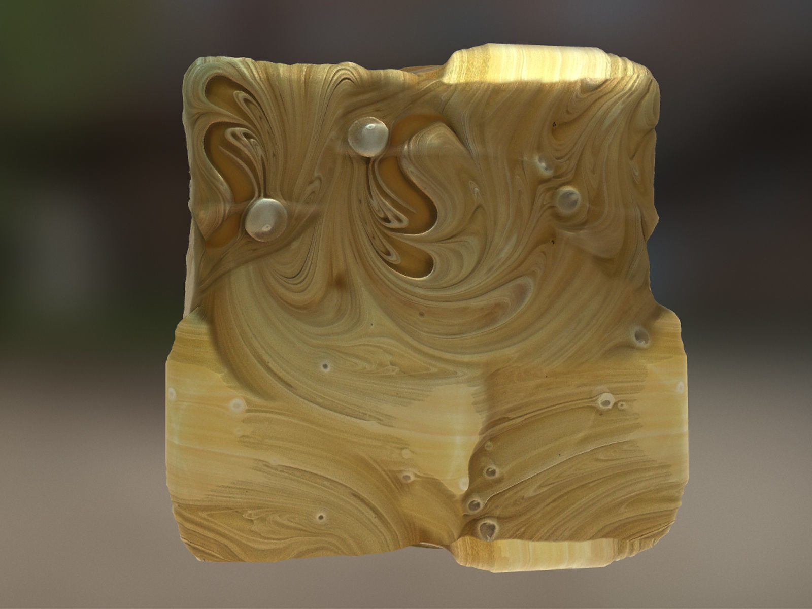 Texture PBR Material Texture set 016 Poured Gold Paint VR / AR / low