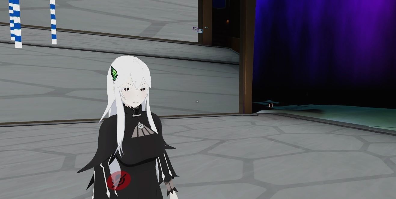 Echidna Re Zero VRChat 3D model_9