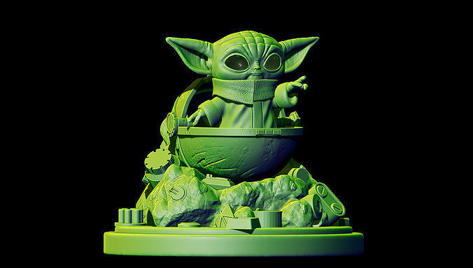 Baby Yoda Print 3D