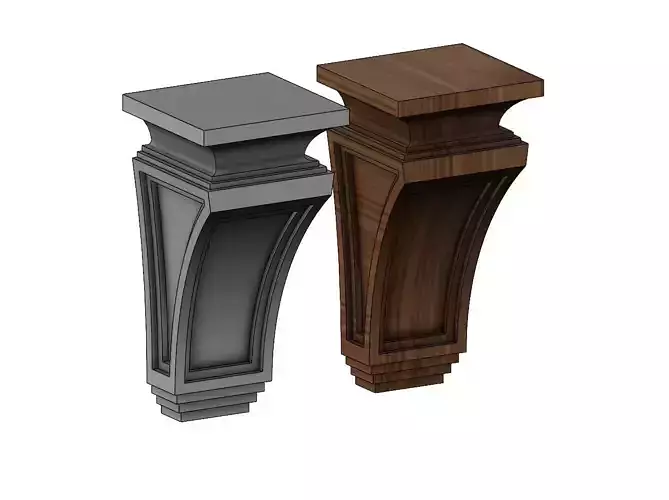 Simple double step Corbel