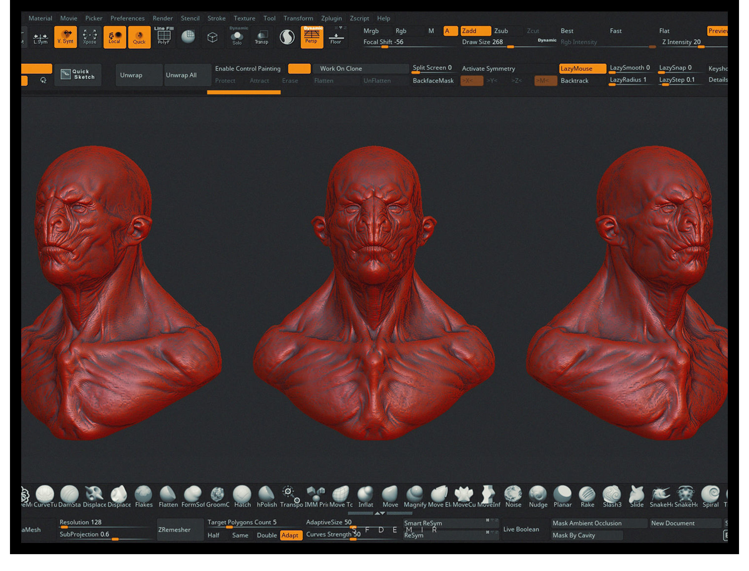 ZBrush Ultrawide User Interface 01 3D model_2