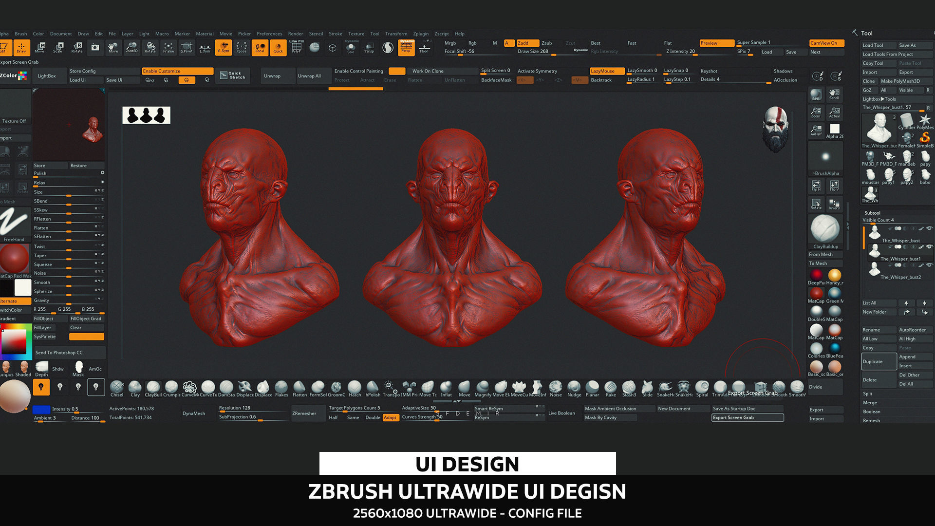 ZBrush Ultrawide User Interface 01 3D model_1