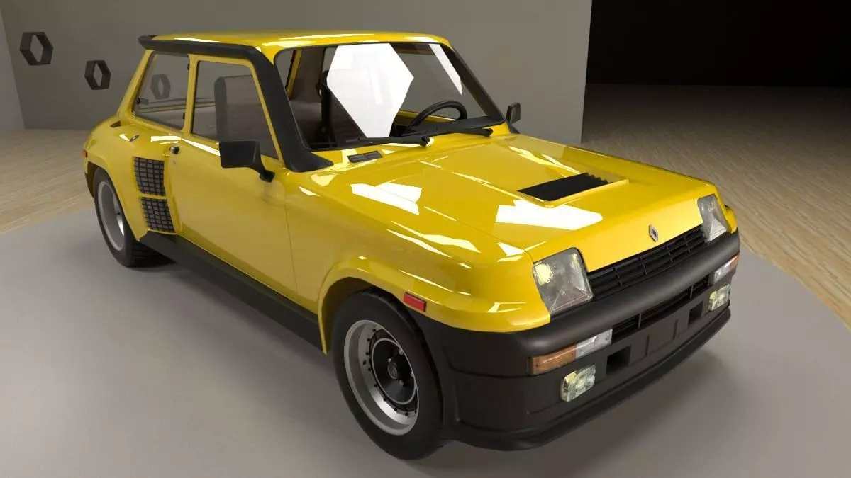 Renault 5 Turbo 2 3D model_0