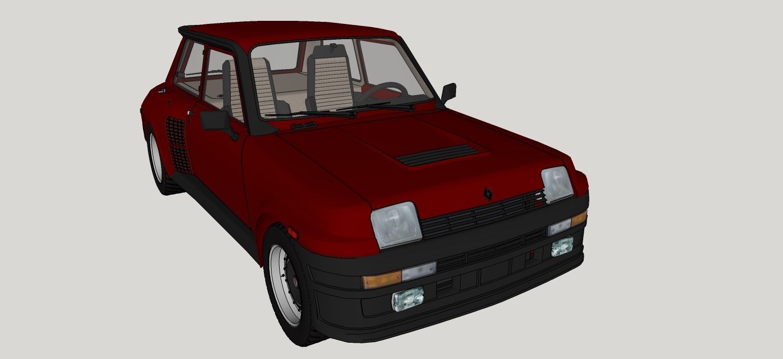 Renault 5 Turbo 2 3D model_26