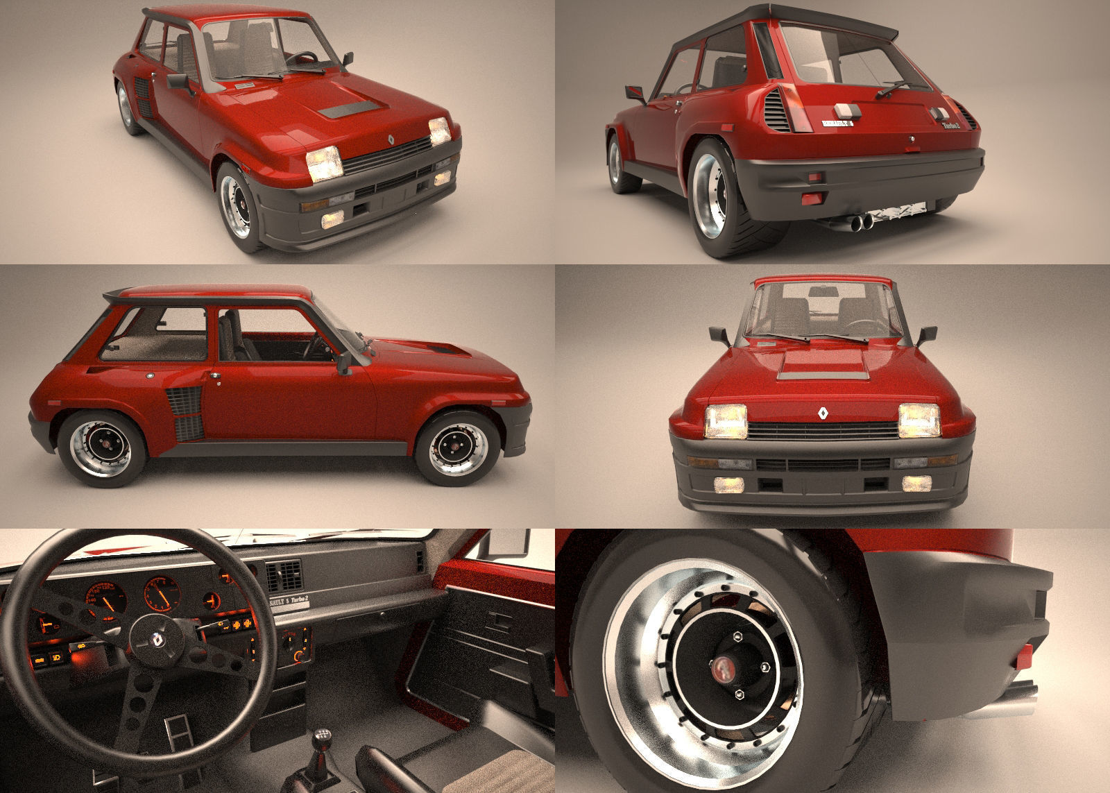 Renault 5 Turbo 2 3D model_15