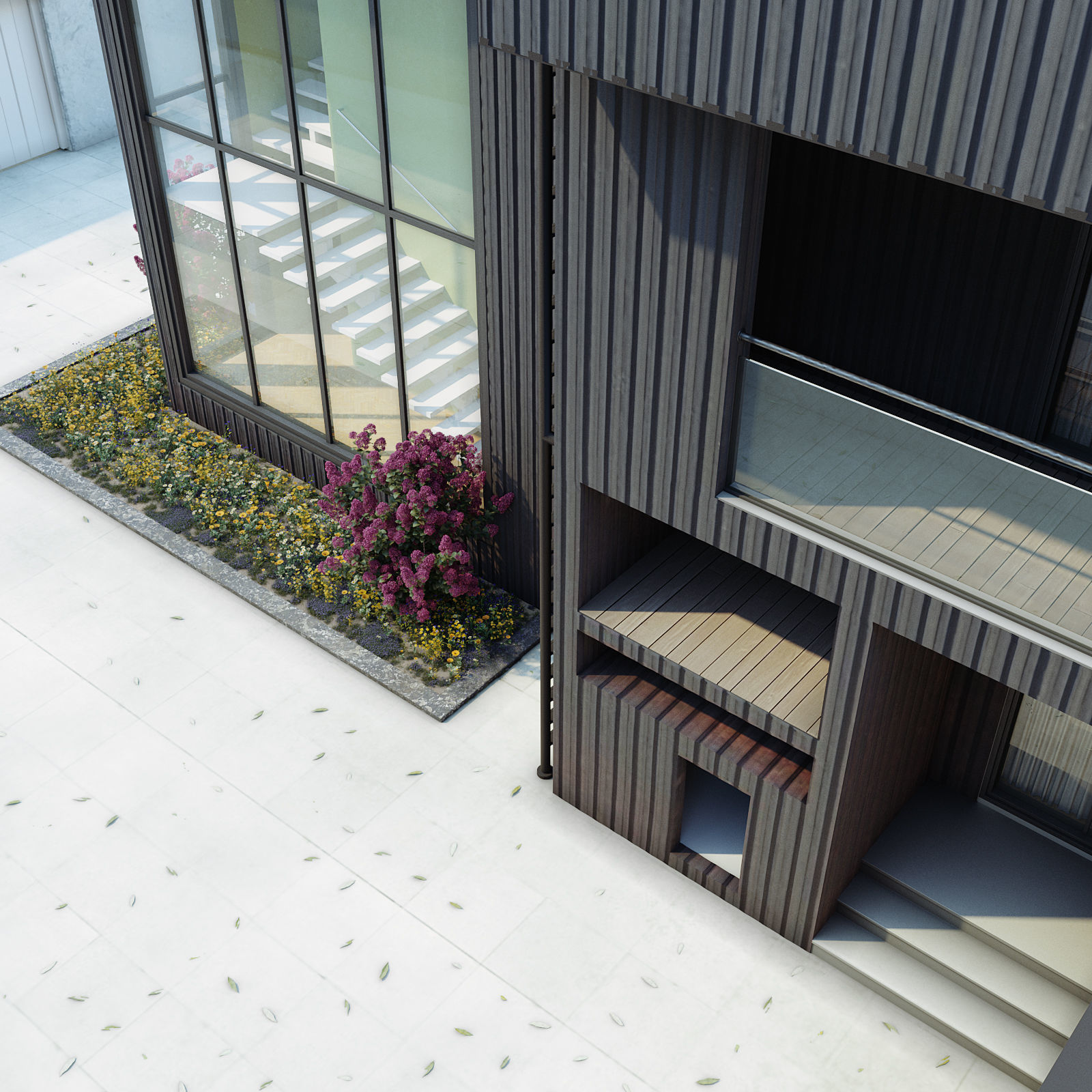 Modern House 3D model_2