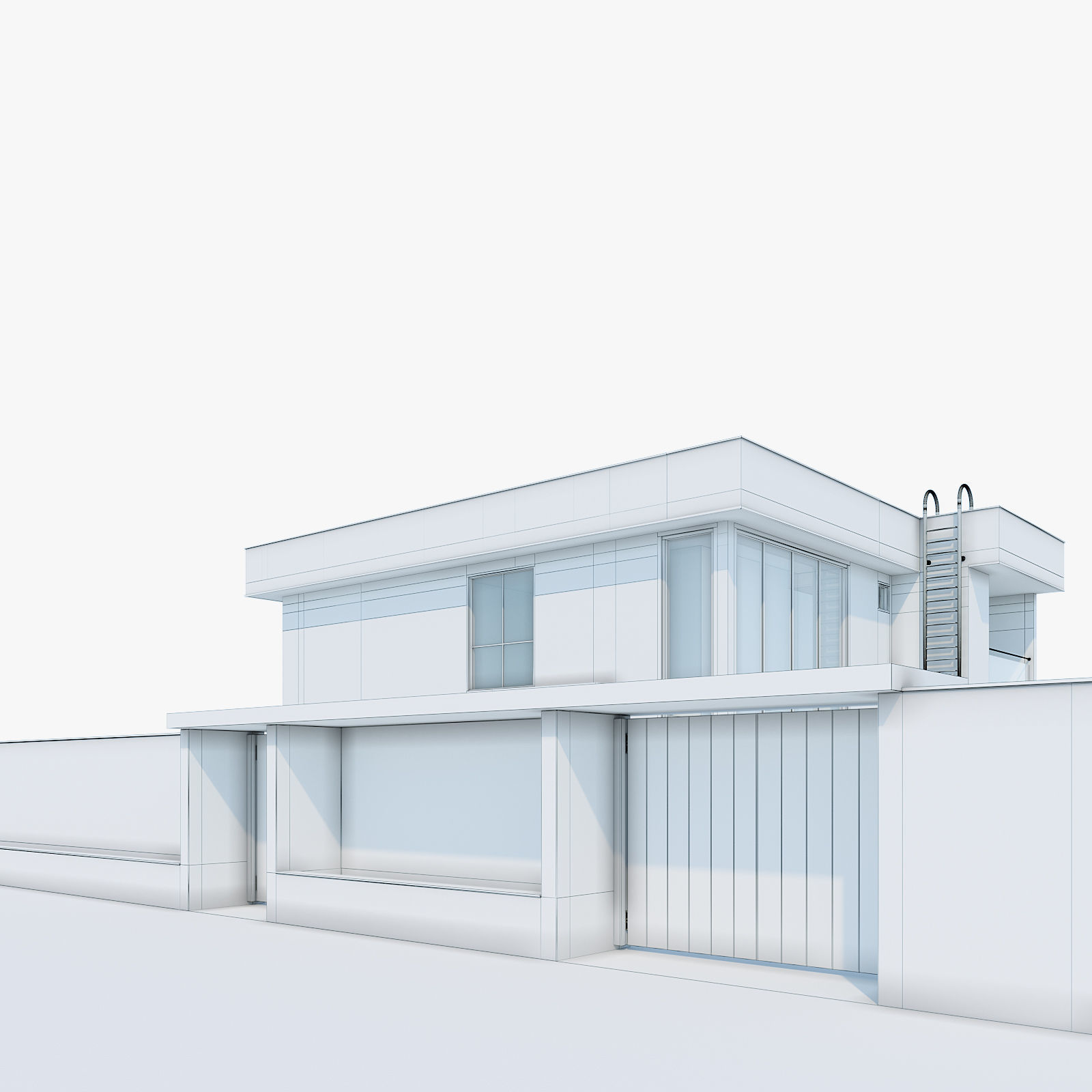 Modern House 3D model_5