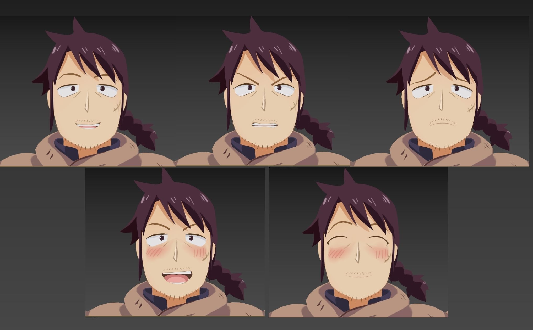 Stunk ishuzoku reviewers VRChat 3D model_7