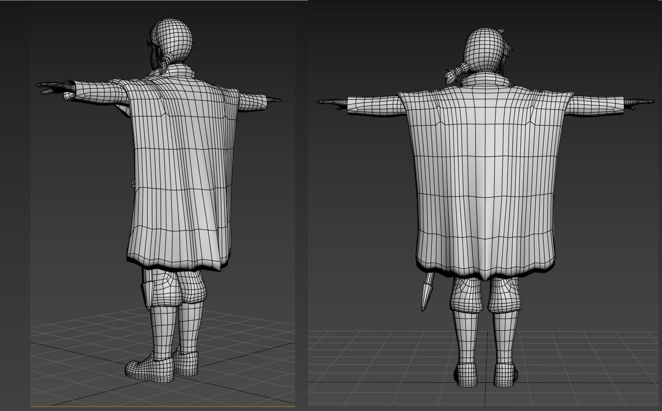 Stunk ishuzoku reviewers VRChat 3D model_4