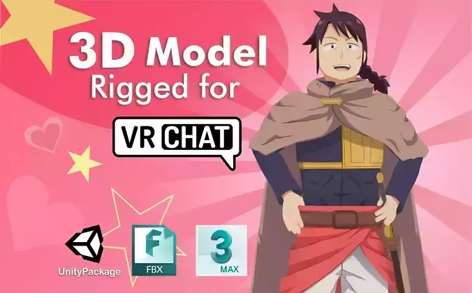Stunk ishuzoku reviewers VRChat 3D model