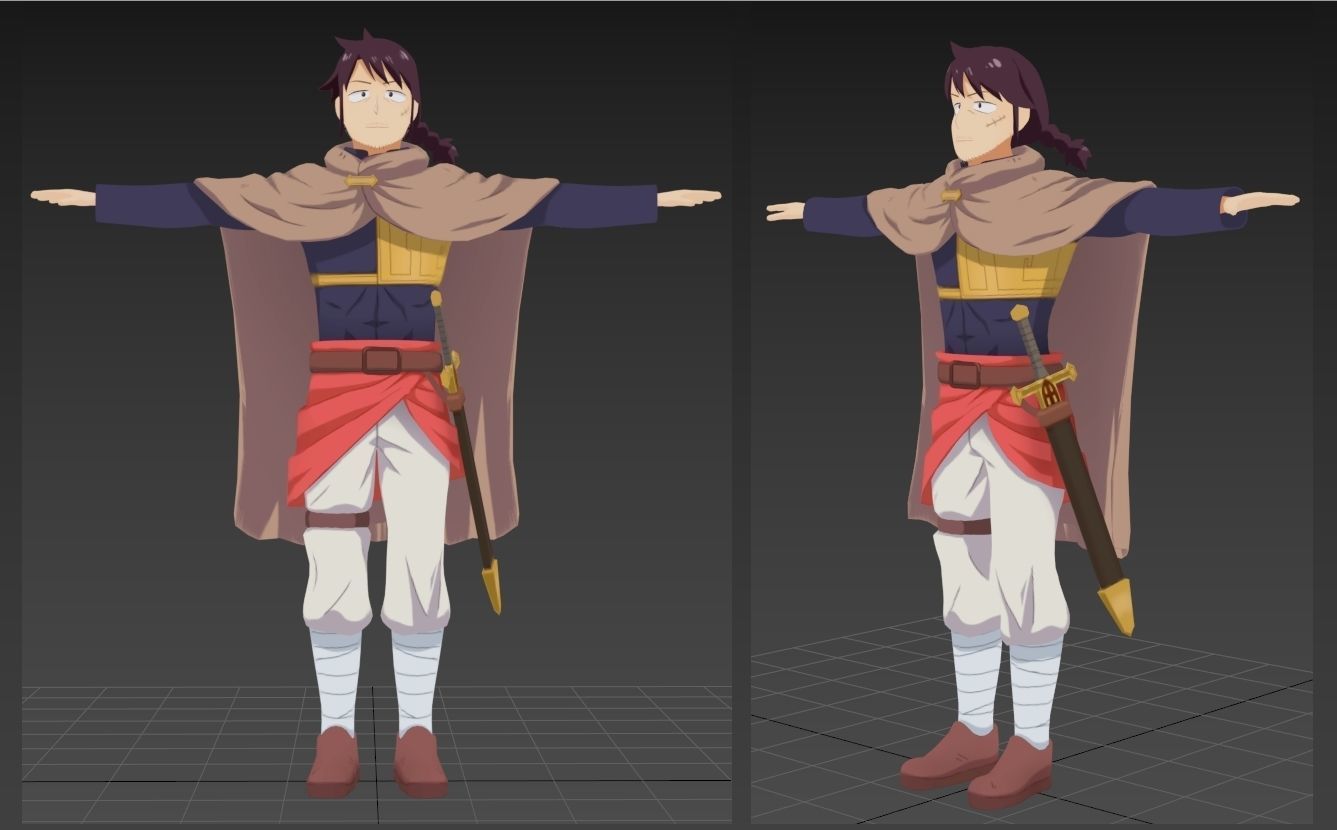 Stunk ishuzoku reviewers VRChat 3D model_1