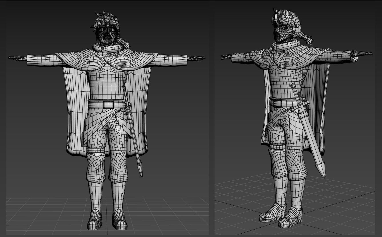 Stunk ishuzoku reviewers VRChat 3D model_3