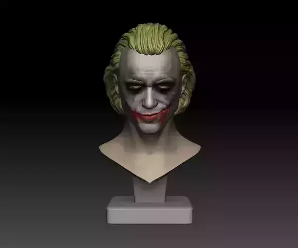 joker bust 3D print model