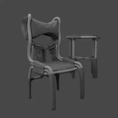 Italia Chair and Coffee table