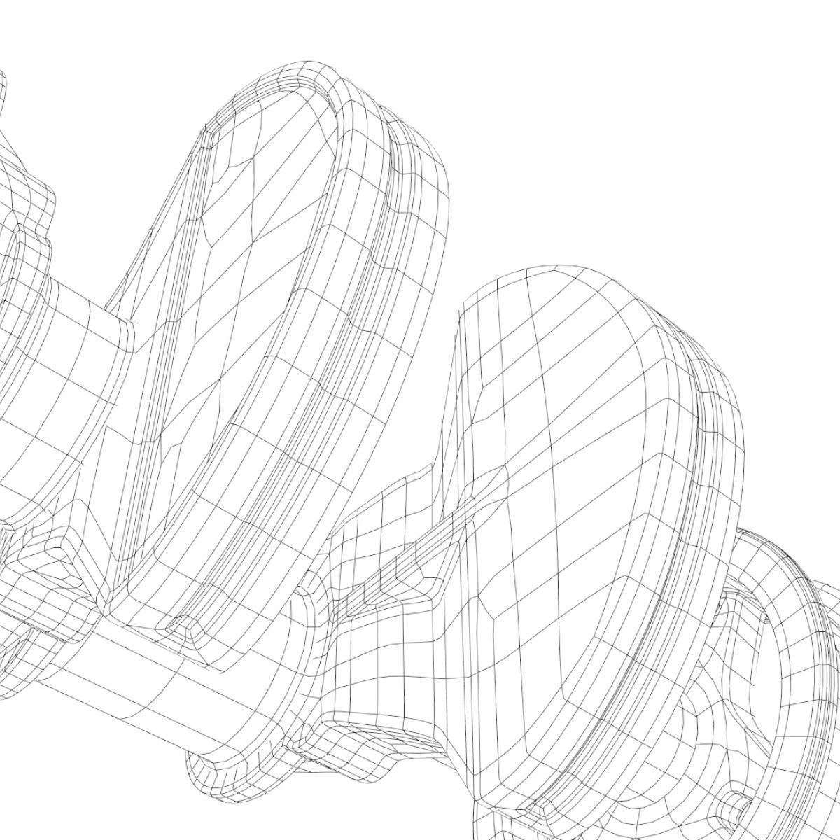 V8 Engine Working Animated 3D model_55