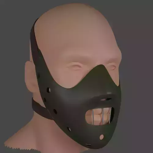 Hannibal Lecter mask 3d model