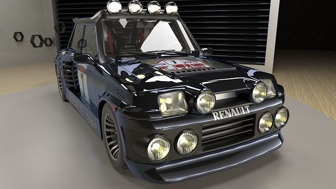 Renault 5 Turbo Rally version 3D model